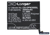 Oppo N3 Replacement Battery, 3.8V, 3000mAh, Li-Polymer 1