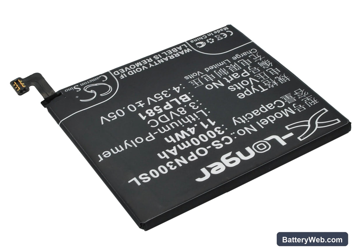 Oppo N3 Replacement Battery, 3.8V, 3000mAh, Li-Polymer 2