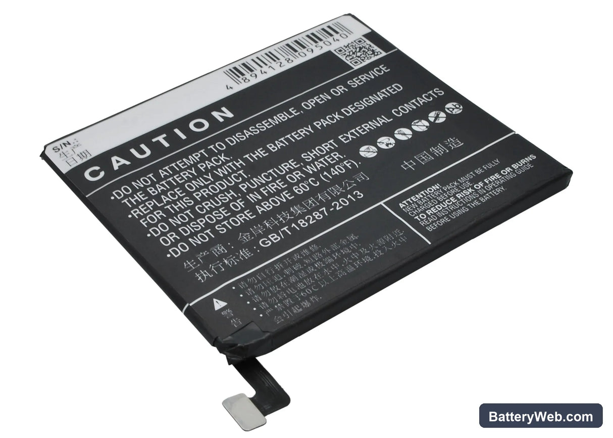 Oppo N3 Replacement Battery, 3.8V, 3000mAh, Li-Polymer 5