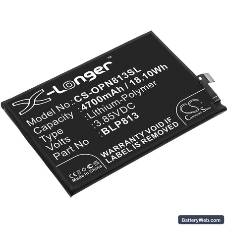 MetroPC Nord N100 Replacement Battery, 3.85V, 4700mAh, Li-Polymer 1