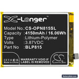 OnePlus Nord N10 5G Replacement Battery, 3.87V, 4150mAh, Li-Polymer 3
