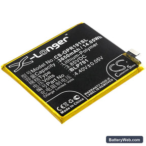 Oppo Reno Replacement Battery, 3.85V, 3650mAh, Li-Polymer 1