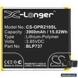 Oppo Reno2 Z Replacement Battery, 3.85V, 3900mAh, Li-Polymer 3