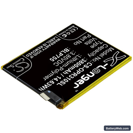 Oppo Reno 3 5G Replacement Battery, 3.85V, 3800mAh, Li-Polymer 2