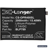 Oppo Reno 4 5G Replacement Battery, 7.74V, 2000mAh, Li-Polymer 3