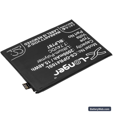 Oppo Reno4 Pro 4G Replacement Battery, 7.74V, 2000mAh, Li-Polymer 2