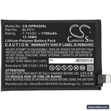 Oppo Reno4 SE Replacement Battery, 7.74V, 1700mAh, Li-Polymer 3