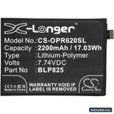 Oppo Reno6 Pro Replacement Battery, 7.74V, 2200mAh, Li-Polymer 3