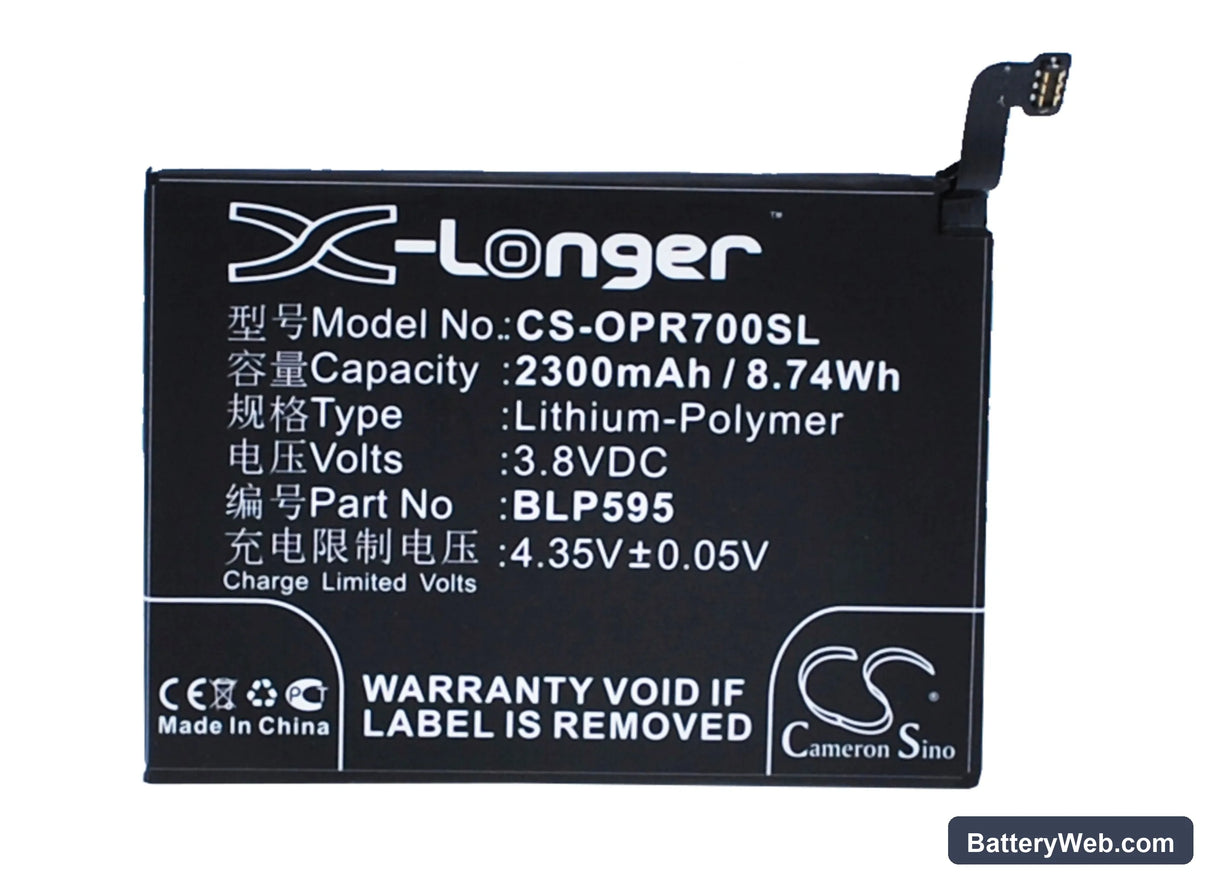 Oppo R7 Replacement Battery, 3.8V, 2300mAh, Li-Polymer 1