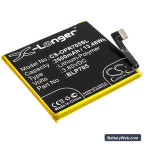 Oppo Reno 10x Zoom Replacement Battery, 3.85V, 3500mAh, Li-Polymer 1