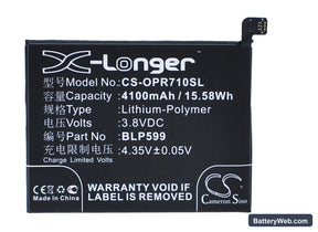Oppo R7 Plus Replacement Battery, 3.8V, 4100mAh, Li-Polymer 1