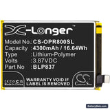 Oppo Realme 8 Pro Replacement Battery, 3.87V, 4300mAh, Li-Polymer 3