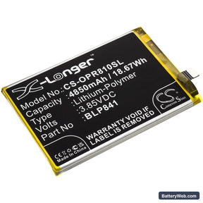 Oppo Realme 8 Replacement Battery, 3.85V, 4850mAh, Li-Polymer 1