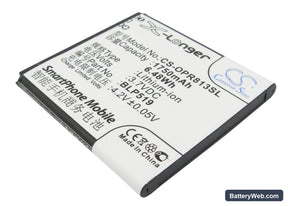 Oppo U701 Replacement Battery, 3.7V, 1750mAh, Li-ion 1