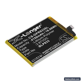 Oppo Realme V15 5G Replacement Battery, 3.87V, 4150mAh, Li-Polymer 1
