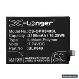 Oppo Realme GT Replacement Battery, 7.74V, 2100mAh, Li-Polymer 3