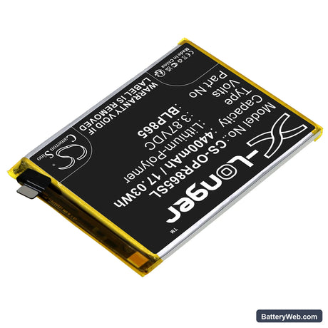 Oppo K9 Pro Replacement Battery, 3.87V, 4400mAh, Li-Polymer 2