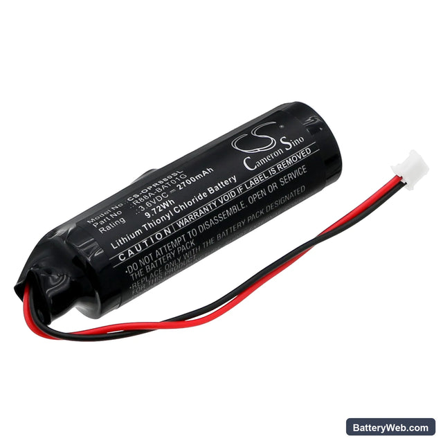 Omron Accurax G5 Replacement Battery, 3.6V, 2700mAh, Li-SOCl2 1