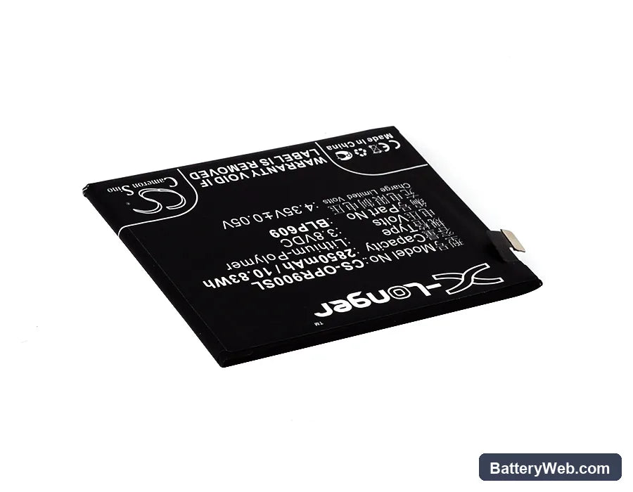 Oppo R9 Replacement Battery, 3.8V, 2850mAh, Li-Polymer 2