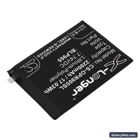 Oppo Reno 7 Pro 5G Replacement Battery, 7.74V, 2200mAh, Li-Polymer 2
