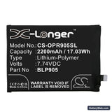 Oppo Reno 7 Pro 5G Replacement Battery, 7.74V, 2200mAh, Li-Polymer 3