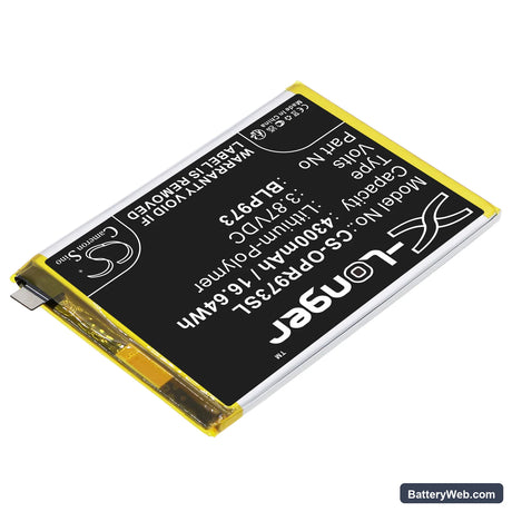 Oppo Reno9 5G Replacement Battery, 3.87V, 4300mAh, Li-Polymer 2