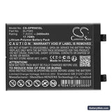Realme GT NEO5 Replacement Battery, 7.4V, 2400mAh, Li-Polymer 1