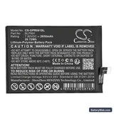 Oppo Realme GT Neo 5SE Replacement Battery, 7.82V, 2650mAh, Li-Polymer 1