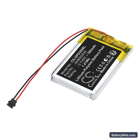 Opticon RS-3000 Replacement Battery, 3.7V, 380mAh, Li-Polymer 1