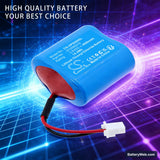 Orpak Systems Nano Nozzle Reader-T Replacement Battery, 3.6V, 4000mAh, Li-SOCl2 6