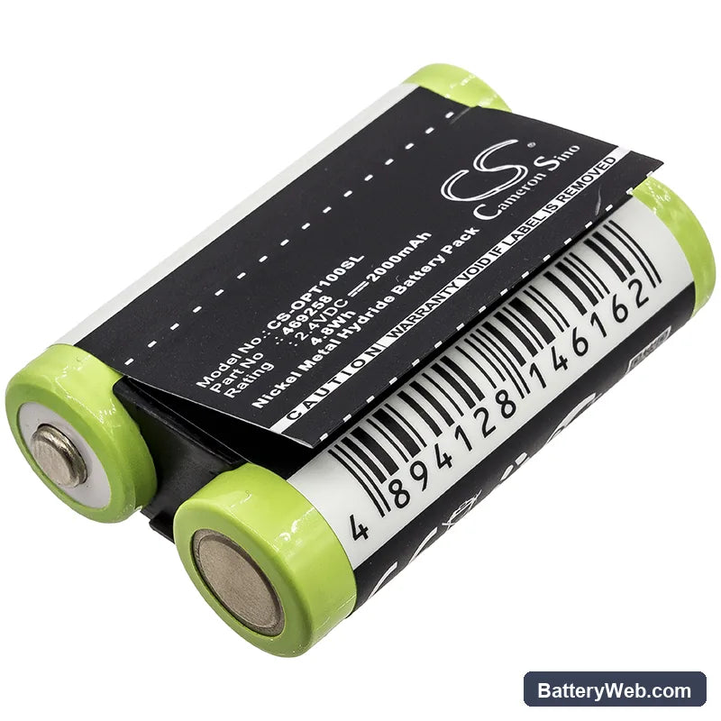 Optelec Compact+ Replacement Battery, 2.4V, 2000mAh, Ni-MH 1