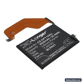 Oppo Realme GT5 150W Replacement Battery, 7.82V, 2620mAh, Li-Polymer 1