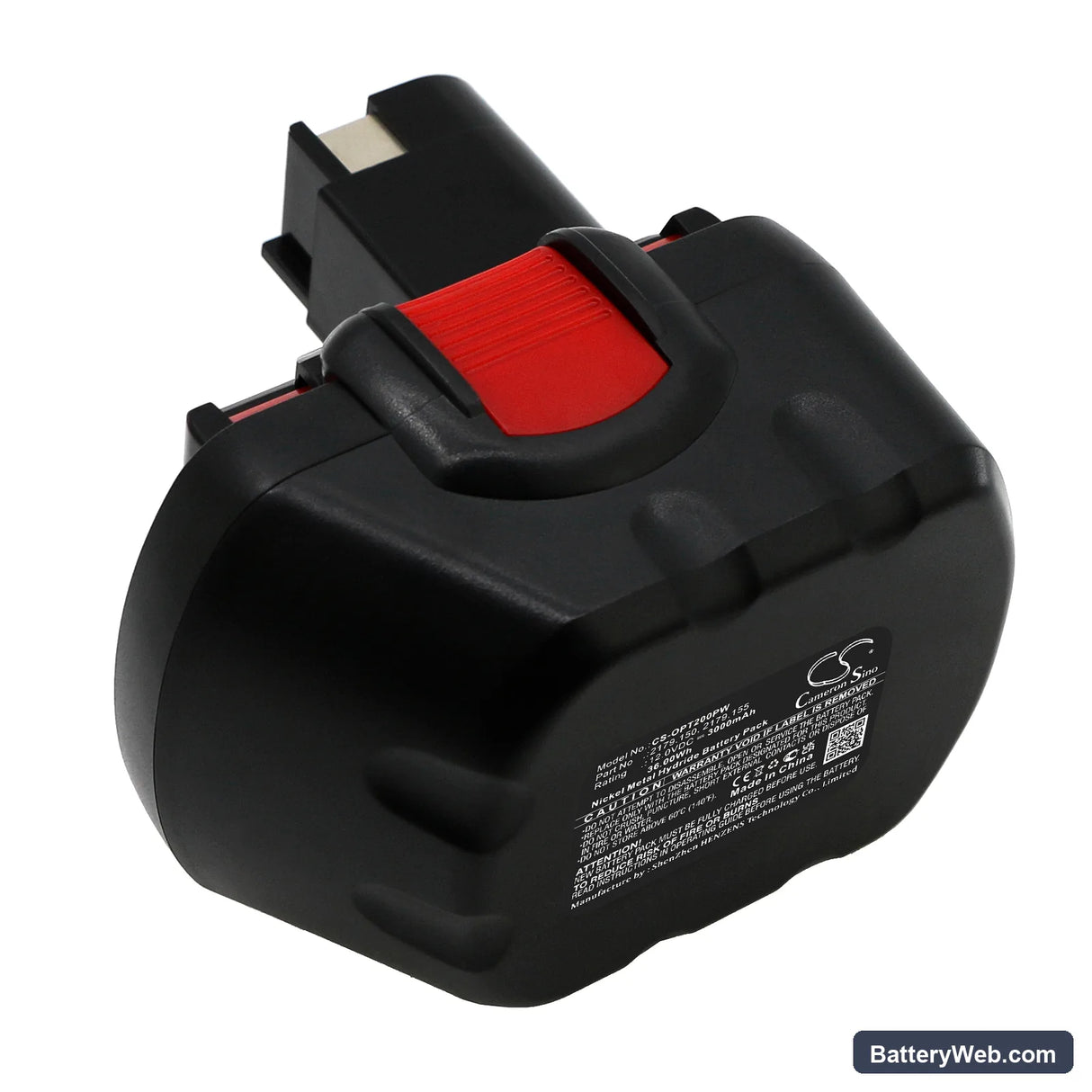 Signode BXT10 Replacement Battery, 12V, 3000mAh, Ni-MH 3