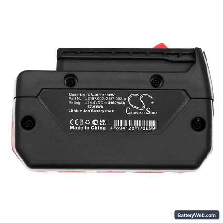 Signode BXT2 Replacement Battery, 14.4V, 4000mAh, Li-ion 5