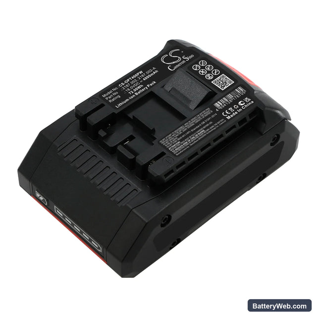ZAPACK ZP93 Replacement Battery, 18V, 4000mAh, Li-ion 1