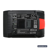 ZAPACK ZP93 Replacement Battery, 18V, 4000mAh, Li-ion 5