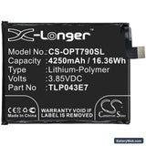 Alcatel T790Y Replacement Battery, 3.85V, 4250mAh, Li-Polymer 3