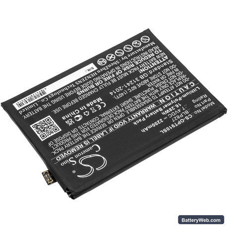 OnePlus 9 Pro 5G Replacement Battery, 7.4V, 2200mAh, Li-Polymer 2