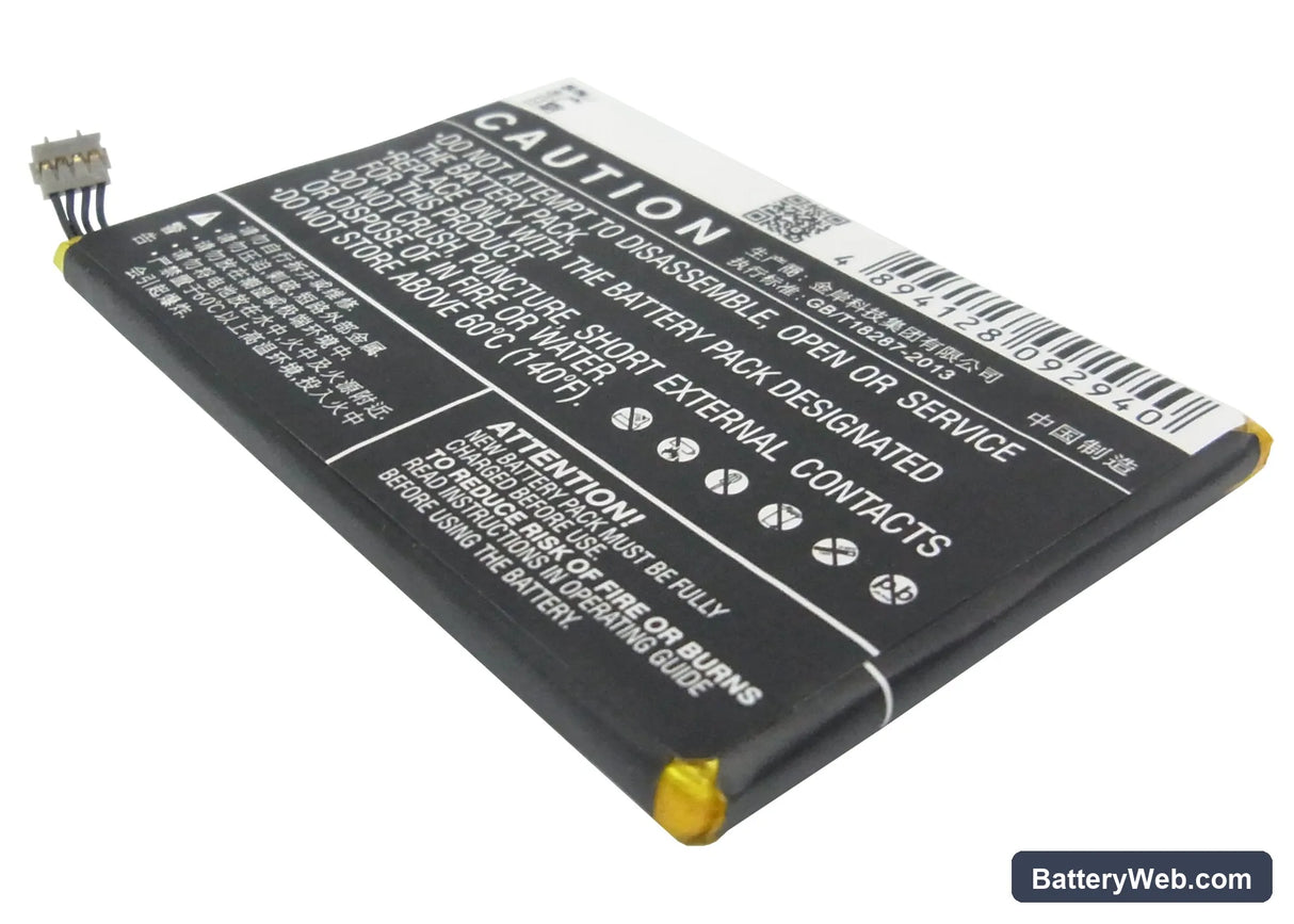 Oppo U705W Replacement Battery, 3.8V, 2020mAh, Li-Polymer 4