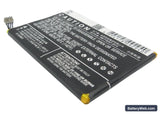 Oppo U705W Replacement Battery, 3.8V, 2020mAh, Li-Polymer 4