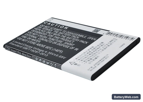 Oppo U707T Replacement Battery, 3.8V, 2800mAh, Li-ion 4