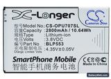 Oppo U707T Replacement Battery, 3.8V, 2800mAh, Li-ion 5