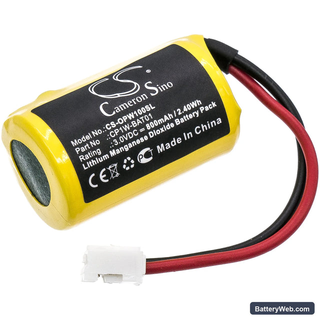 Omron CP1W-BAT01 Replacement Battery, 3V, 800mAh, Li-MnO2 1