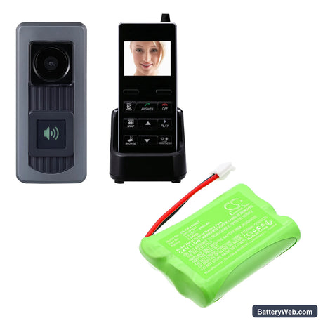 Optex iVision+ handheld monitor Replacement Battery, 3.6V, 800mAh, Ni-MH 6
