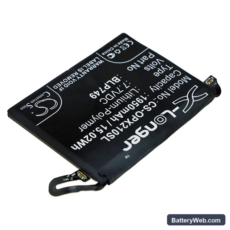 Oppo Relme X2 Pro Replacement Battery, 7.7V, 1950mAh, Li-Polymer 2