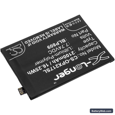 Oppo Realme Q2 Pro Replacement Battery, 7.74V, 2100mAh, Li-Polymer 2