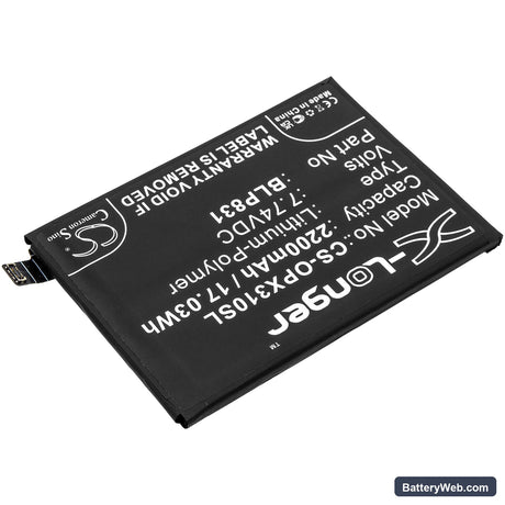 Oppo Find X3 Pro Replacement Battery, 7.74V, 2200mAh, Li-Polymer 2