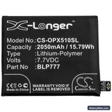 Oppo Realme X50 Pro 5G Replacement Battery, 7.7V, 2050mAh, Li-Polymer 3