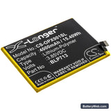 Oppo RMX1901 Replacement Battery, 3.85V, 4000mAh, Li-Polymer 1