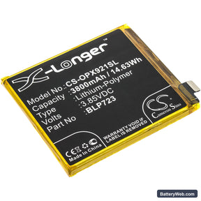 Oppo Realme XT Replacement Battery, 3.85V, 3800mAh, Li-Polymer 1